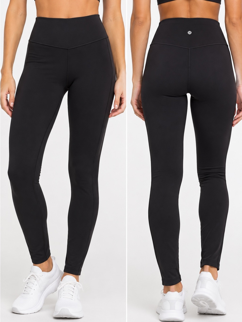 Lululemon Wunder Under High Rise Luon Leggings Black Size 6